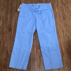 Medical Scrubs Cargo Pants Blue Size XL 5-Pocket NWT